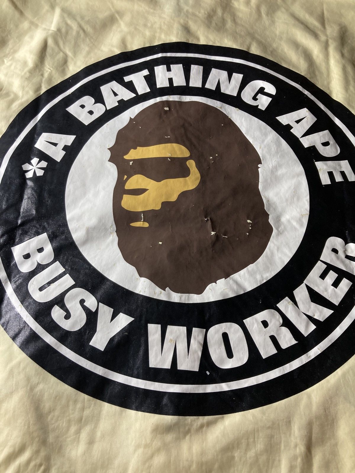 Bape 2002 Bape Coaches Jacket Rain Yellow Ape Busy Worker Size US S / EU 44-46 / 1 - 13 Thumbnail