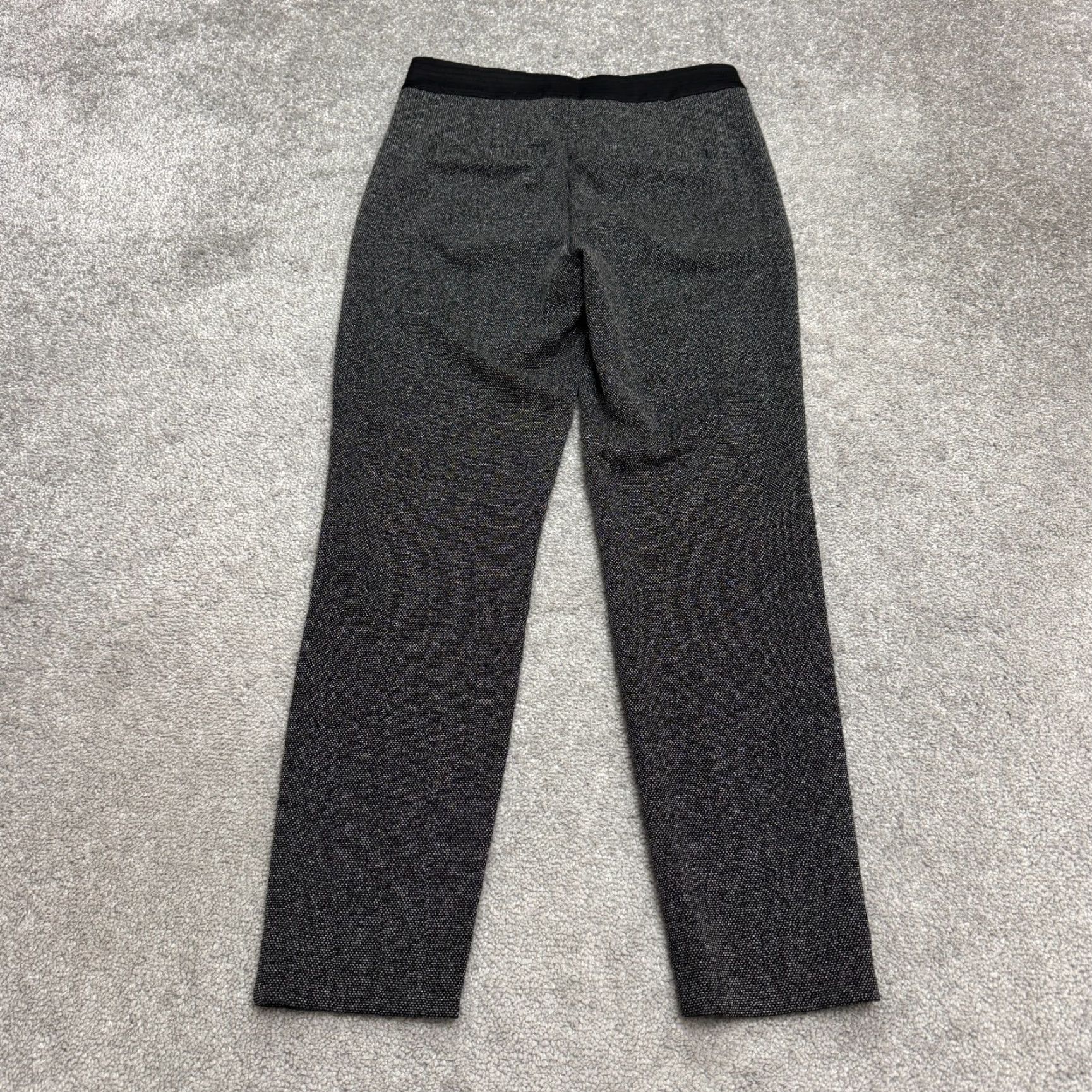White House Black Market White House Black Market Slim Fit Ankle Trouser Pants Women 2 Tweed Gray Stretch Size 28" / US 6 / IT 42 - 2 Thumbnail