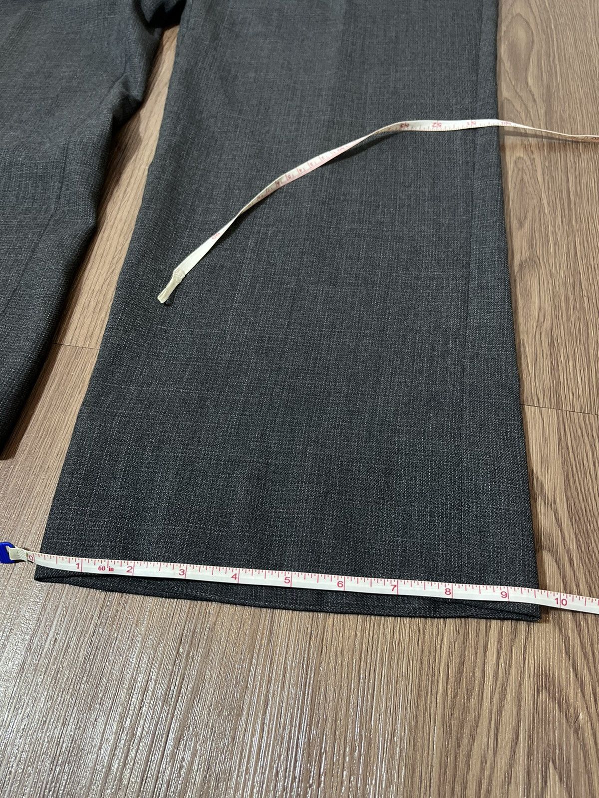 Burberry × Vintage Vintage Burberry Classic Charcoal Trouser Size US 33 - 18 Thumbnail