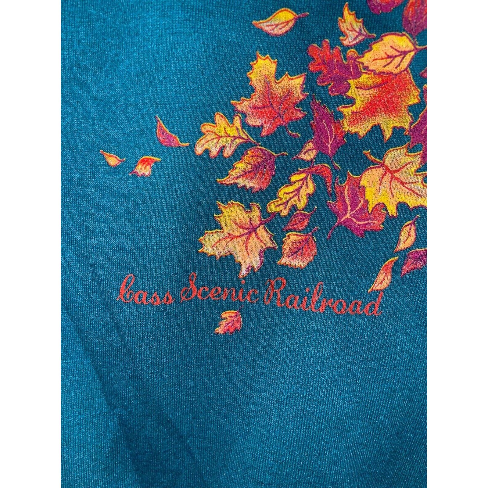 Jerzees Vintage Fall Leaves Sweatshirt Cass Scenic Crewneck 90s VTG Size US XL / EU 56 / 4 - 5 Thumbnail