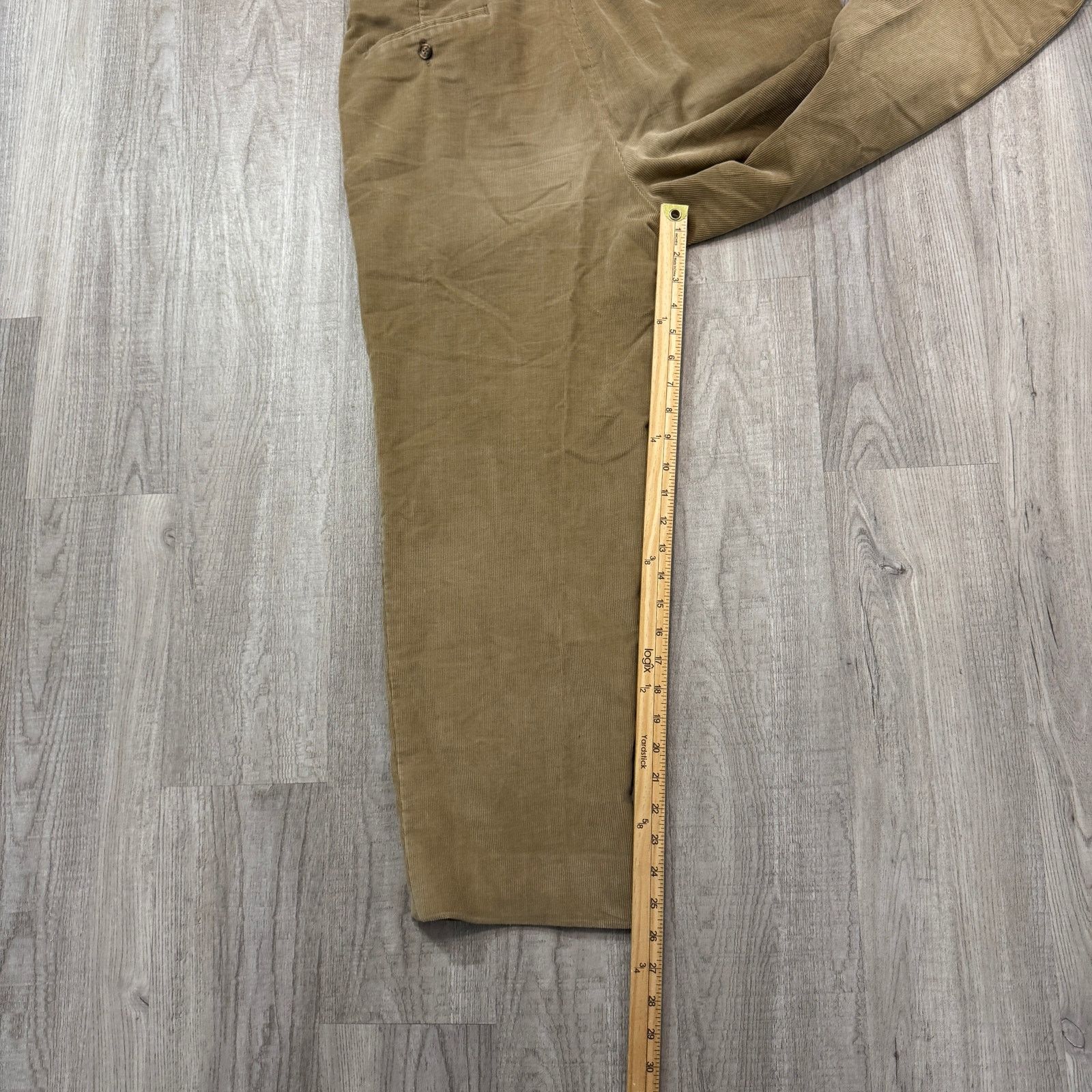 Vintage Vintage Corduroy Chino Pants Men's 34 x 26 Measured 90s Size US 34 / EU 50 - 7 Thumbnail
