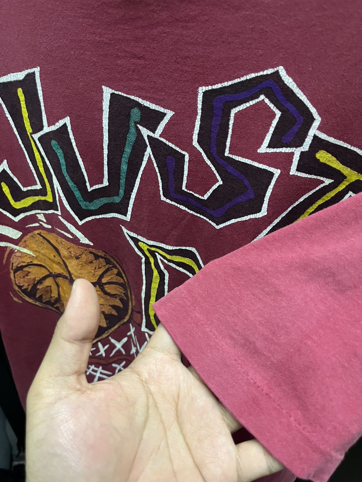 Vintage Vintage 90s Nike Basketball Crayon Just Do It Size US XXL / EU 58 / 5 - 7 Thumbnail