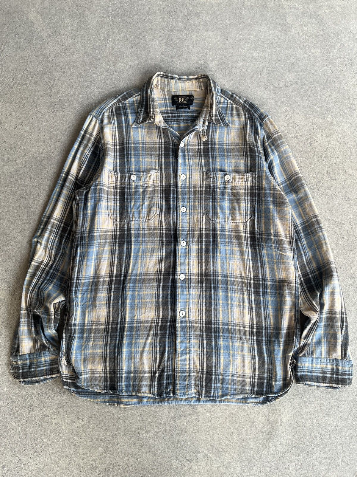 Vintage RRL Ralph Lauren Plaid Flannel Shirt