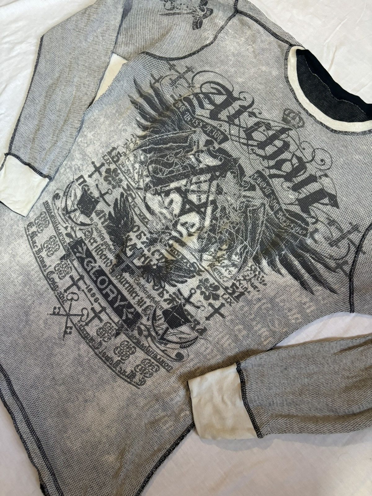 Vintage Vintage graphic thermal Size US XL / EU 56 / 4 - 2 Thumbnail
