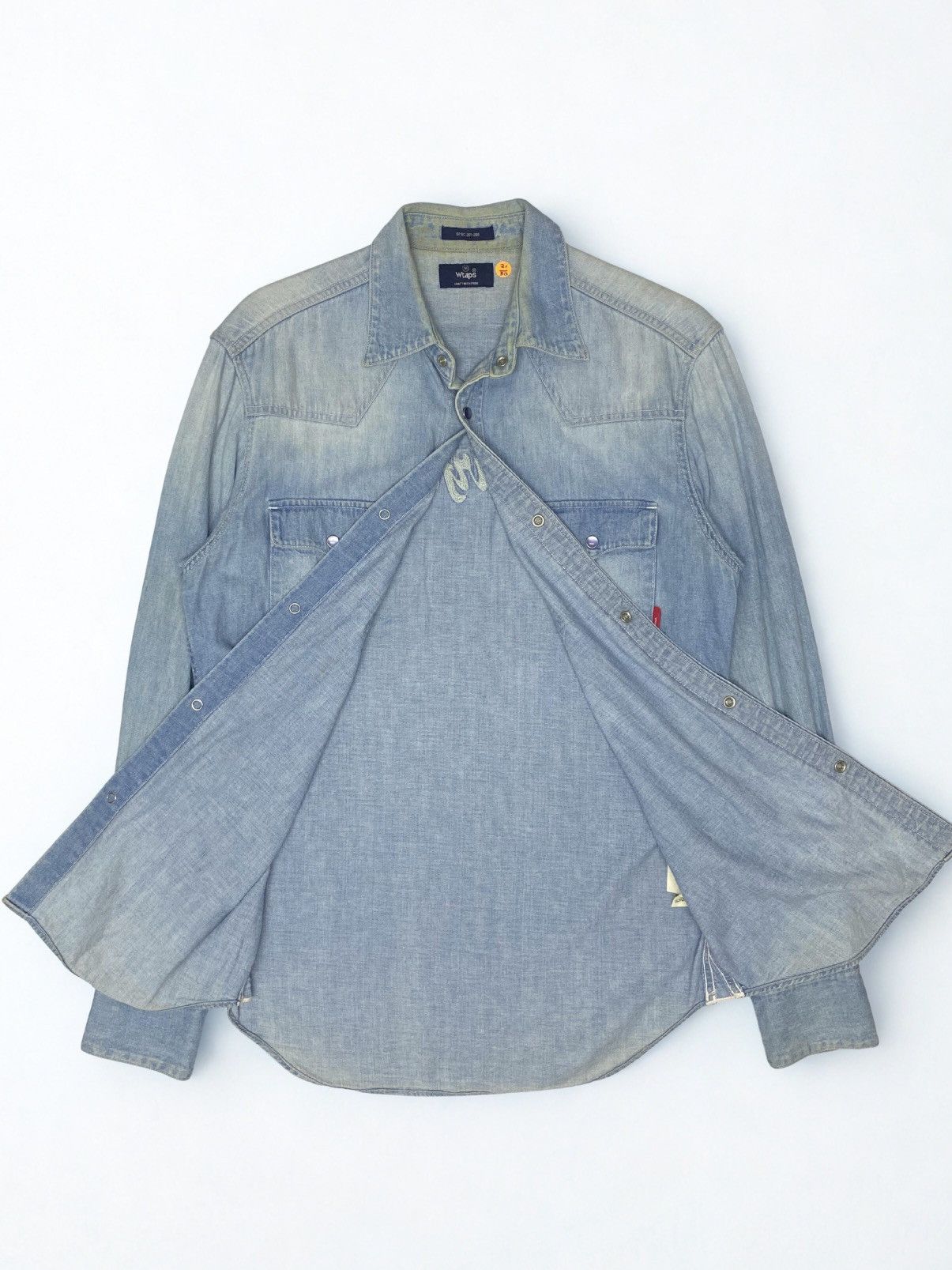 Wtaps Wtaps Western Denim Shirt Streetwear Pearl Snap Button Size US M / EU 48-50 / 2 - 2 Thumbnail