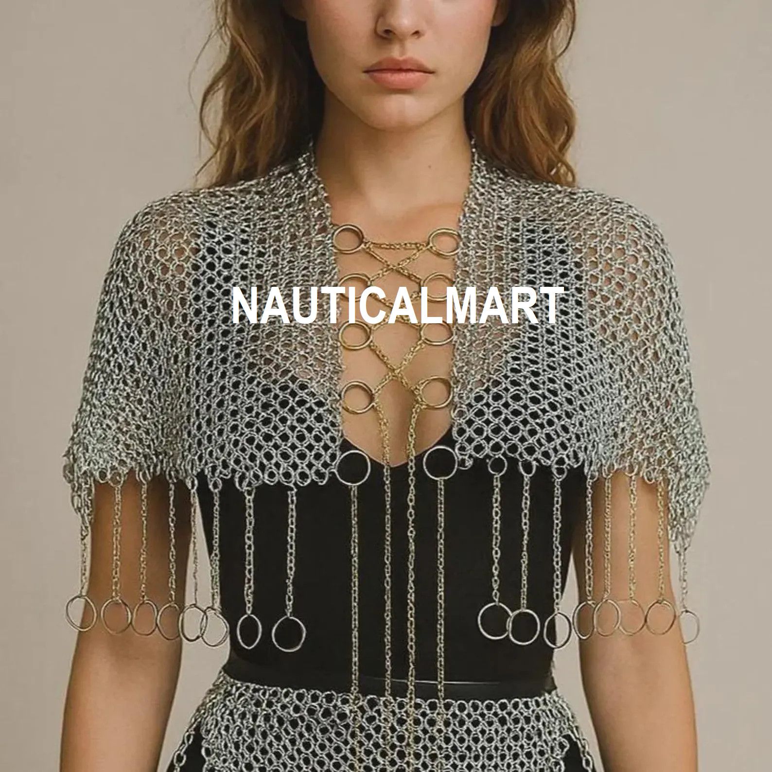 Other Handmade Chainmail Armor Set Size ONE SIZE - 4 Thumbnail