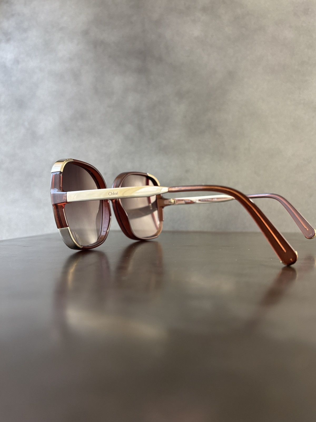 Chloe 2000s Chloe Sunglasses CE719S Ted Lapidus Oversize Square Size ONE SIZE - 17 Thumbnail