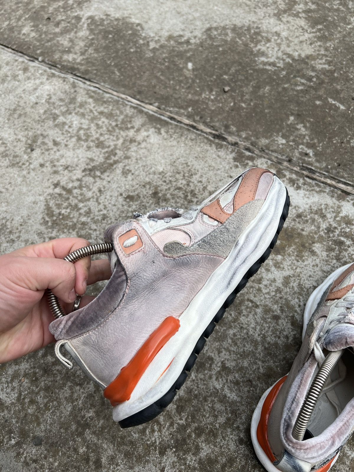 Other Rebecca White Leather Sneakers Size US 7 / IT 37 - 4 Thumbnail