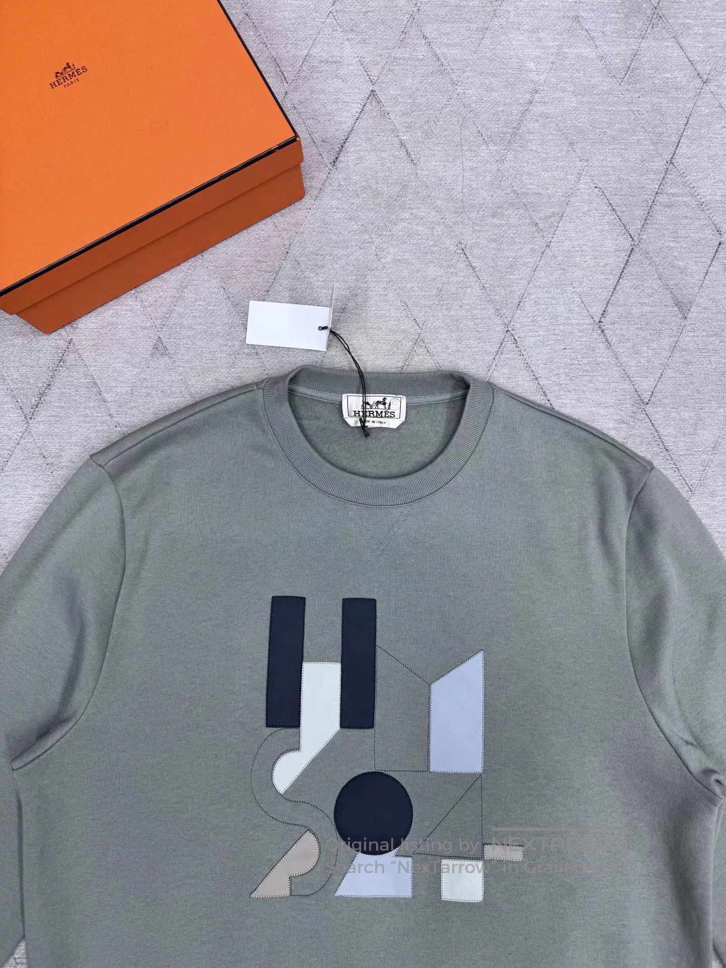 Hermes Hermes 2024 AW Lambskin H Embroidered Sweatshirt. Size US XL / EU 56 / 4 - 2 Thumbnail