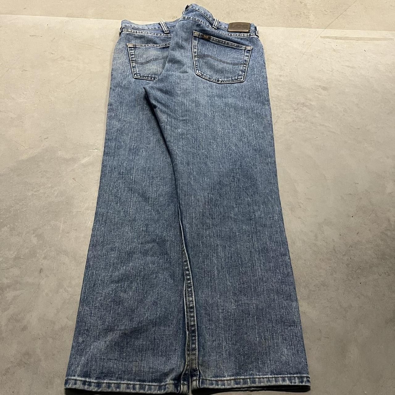 Japanese Brand × Vintage Vintage Y2K/2000s Grunge essential Medium Wash Denim Jeans! Size US 36 / EU 52 - 5 Thumbnail