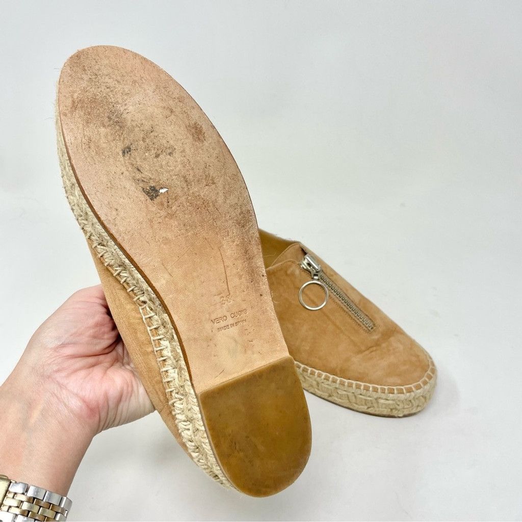 Alexander Wang Alexander Wang Devon Tan Suede Espadrille Shoes Size 38/8 Size US 8 / IT 38 - 8 Thumbnail