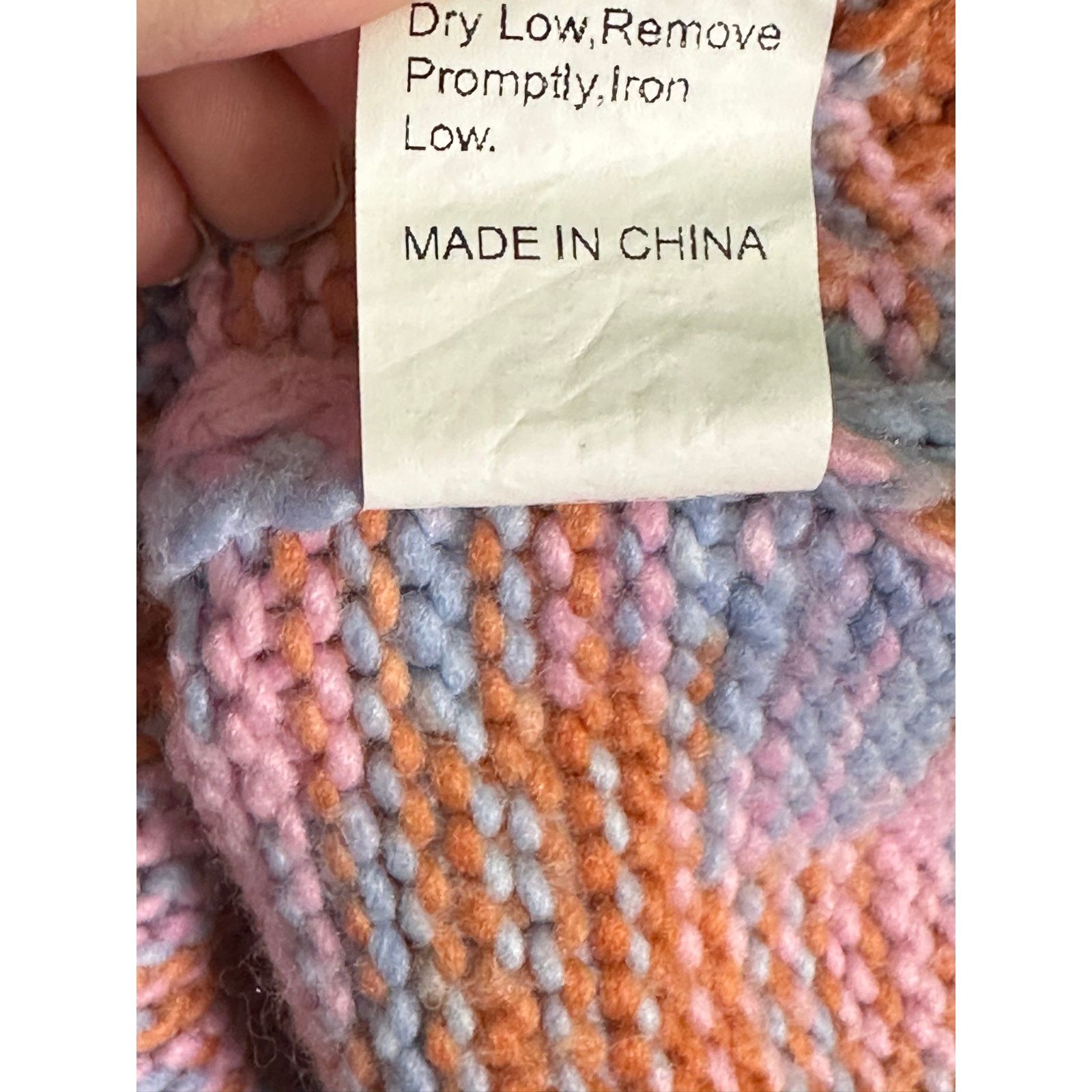 Shein Shein pink blue orange stripes sweater size Small Size XS / US 0-2 / IT 36-38 - 5 Thumbnail