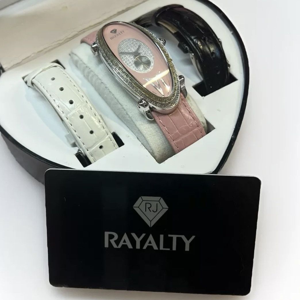Designer × Vintage Pink Rayalty Women’s Watch & Watchbands GS9316 No.0021 Size ONE SIZE - 8 Thumbnail
