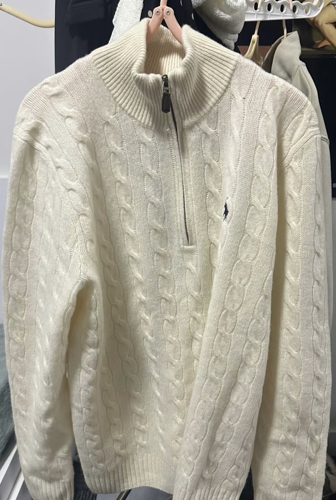 Polo Ralph Lauren Ralph Lauren Cable-Knit Wool-Cashmere Jumper Size US M / EU 48-50 / 2 - 2 Thumbnail