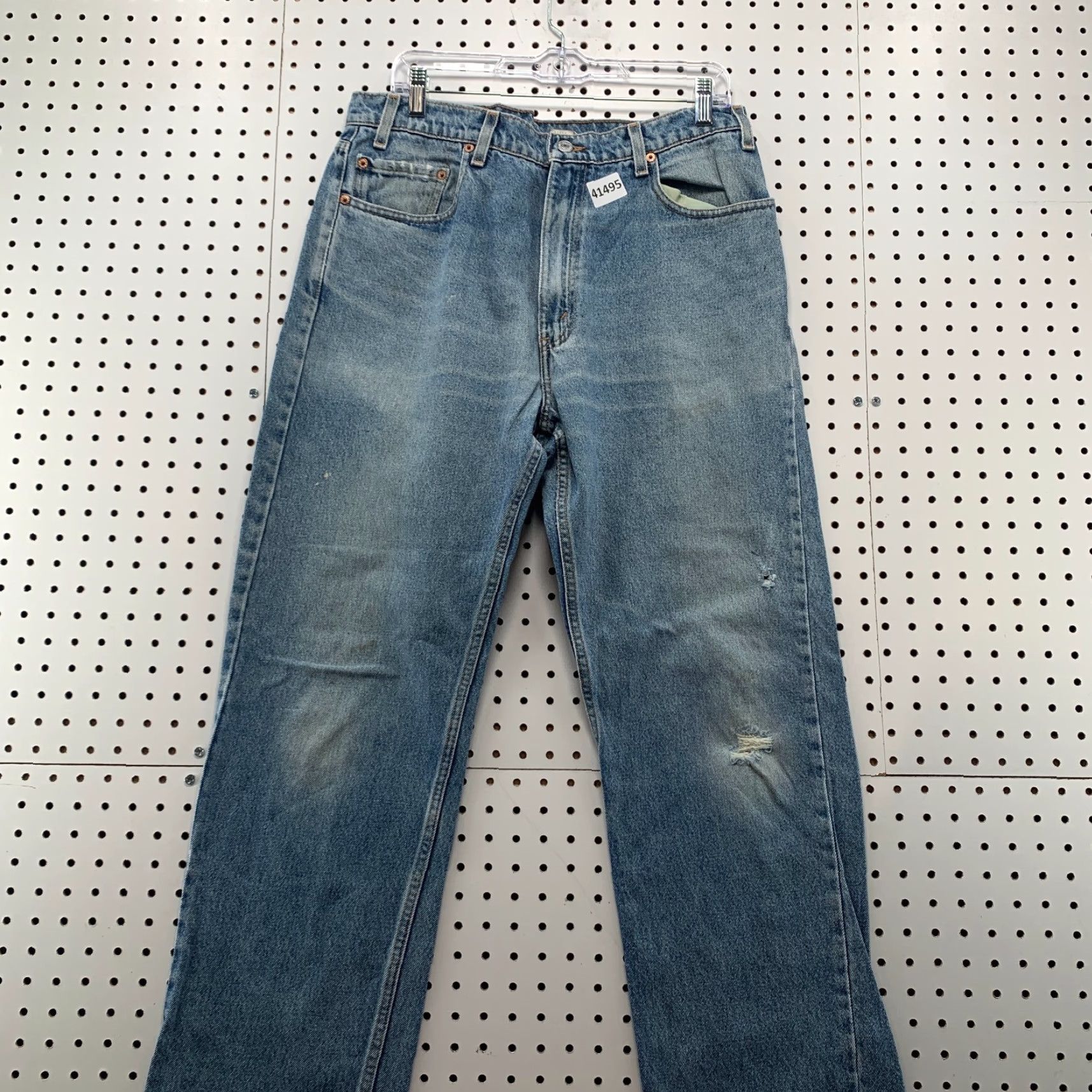 Levi's VINTAGE Levi's 505 Blue Denim Jeans 90s Men's 36x31 Straight Fit Size US 36 / EU 52 - 2 Thumbnail