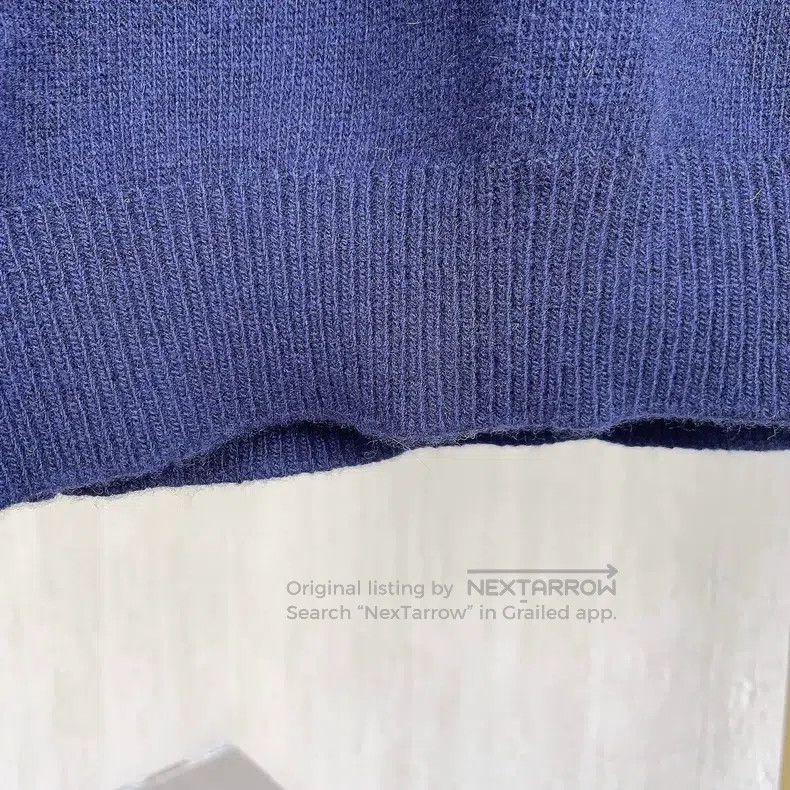 Loro Piana LORO PIANA Dark Blue Crewneck Cashmere Sweater Size US L / EU 52-54 / 3 - 4 Thumbnail