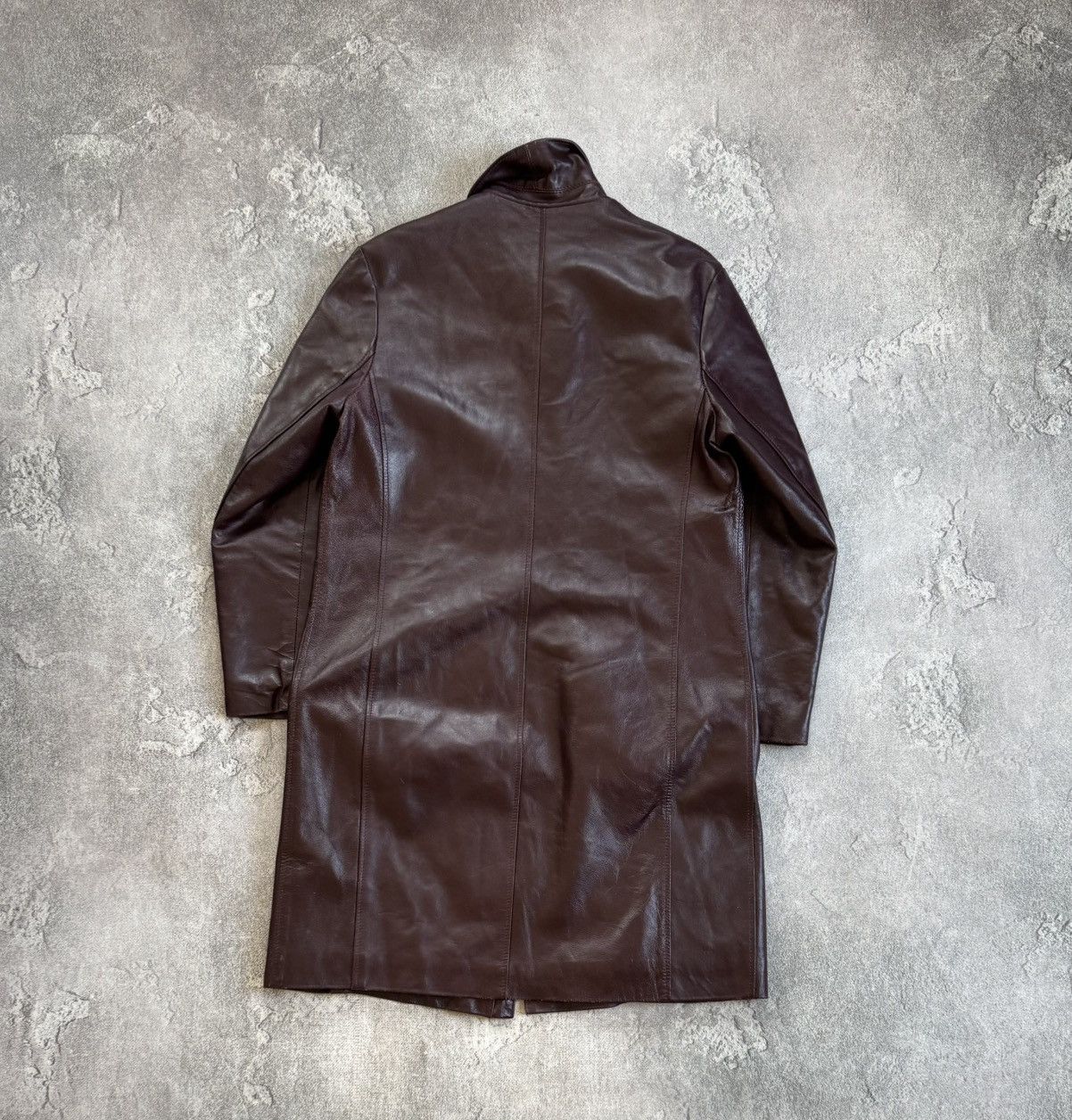 Gucci Gucci 46size retro vintage leather coat zip jacket 90s Size L / US 10 / IT 46 - 16 Thumbnail