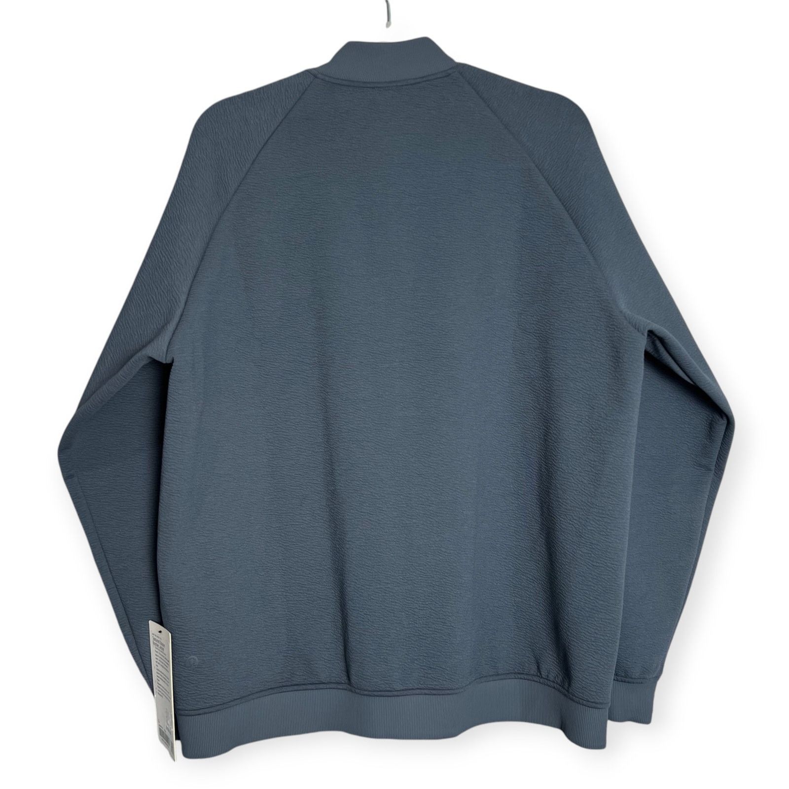 Lululemon Lululemon Textured Spacer Bomber Jacket Gray L NWT Size US L / EU 52-54 / 3 - 2 Thumbnail