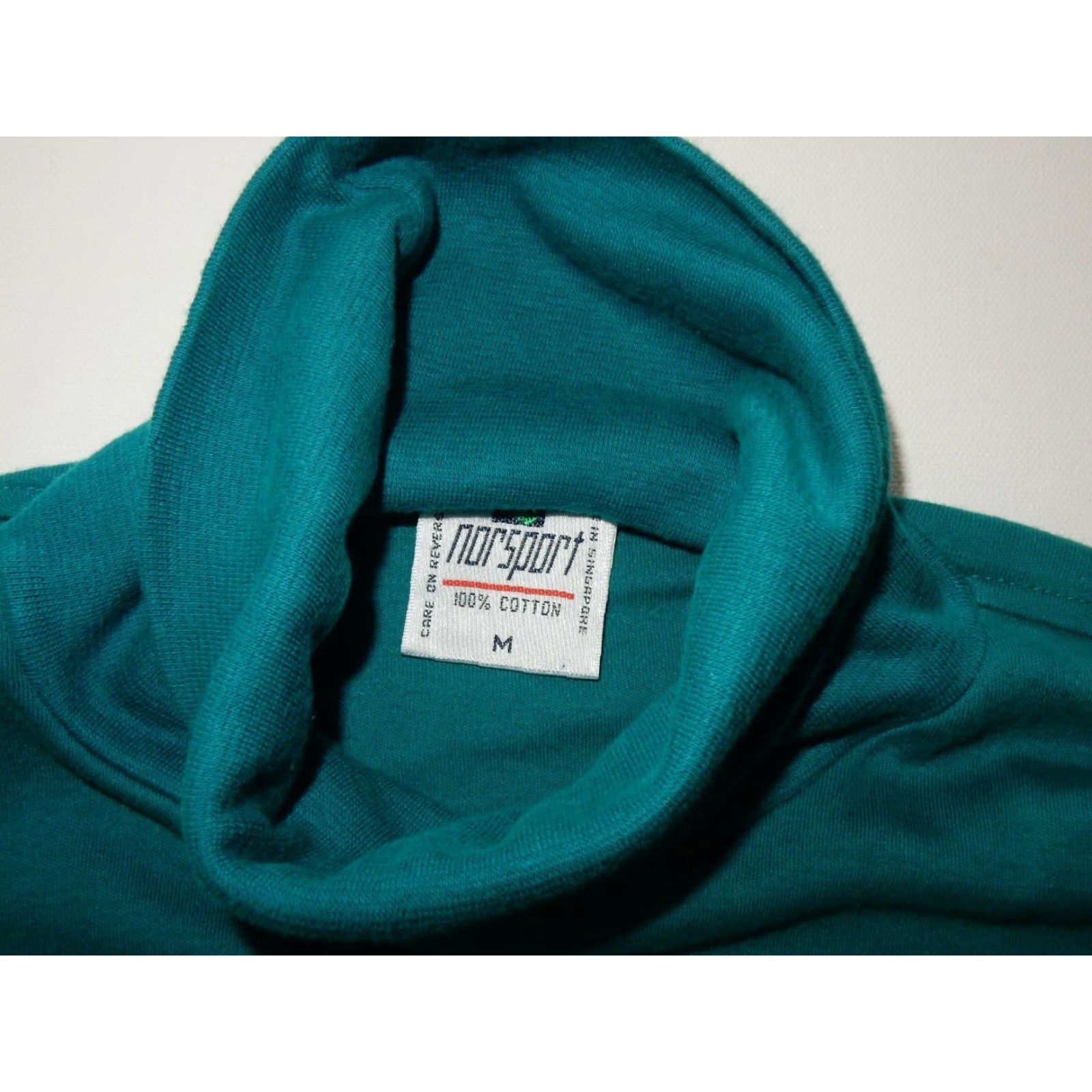 Nordstrom VINTAGE Nordstrom Men's Turtleneck Sweater Pullover Size M Green Knit 90s Size US M / EU 48-50 / 2 - 4 Thumbnail