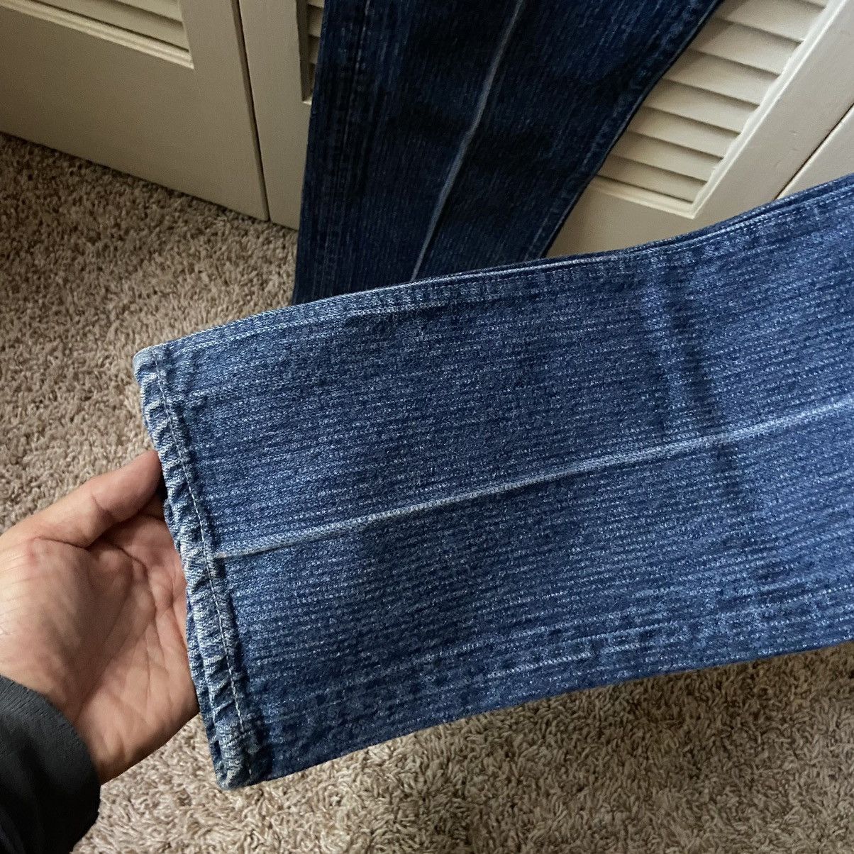 Levi's × Vintage RARE Vintage 80’s Levi’s 501 Herringbone Blue Denim Jeans Size US 29 - 4 Thumbnail