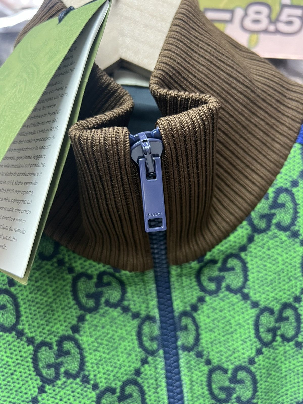 Gucci Gucci Green Mono Track Jacket Size US XS / EU 42 / 0 - 5 Thumbnail