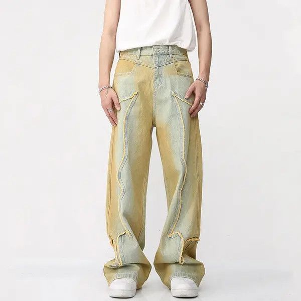 Japanese Brand Gradient Straight Denim Pant Size US 32 / EU 48 - 1 Thumbnail