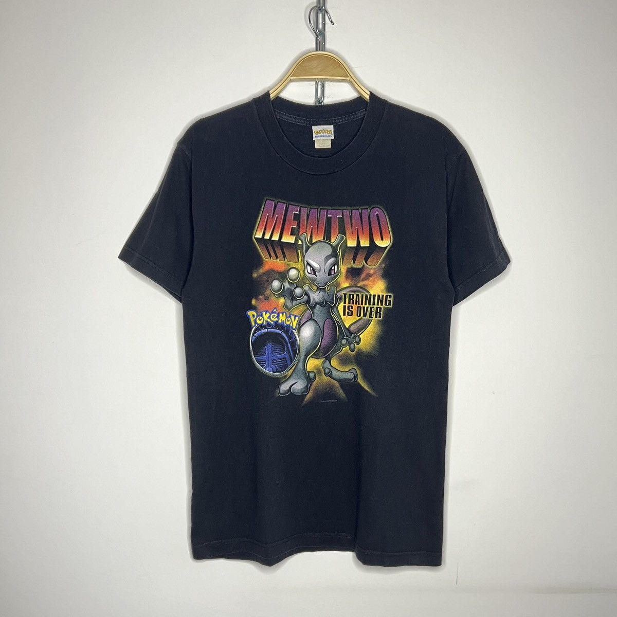 Nintendo × Pokemon × Vintage Vintage 1999 Nintendo Pokemon Mewtwo T-shirt Black Size US M / EU 48-50 / 2 - 1 Thumbnail
