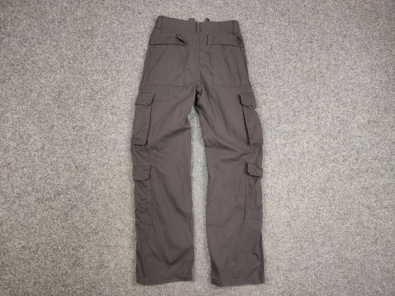 Japanese Brand Vintage Japan Style Y2K Straight Multicargo Gray Baggy Pants Size US 32 / EU 48 - 9 Thumbnail