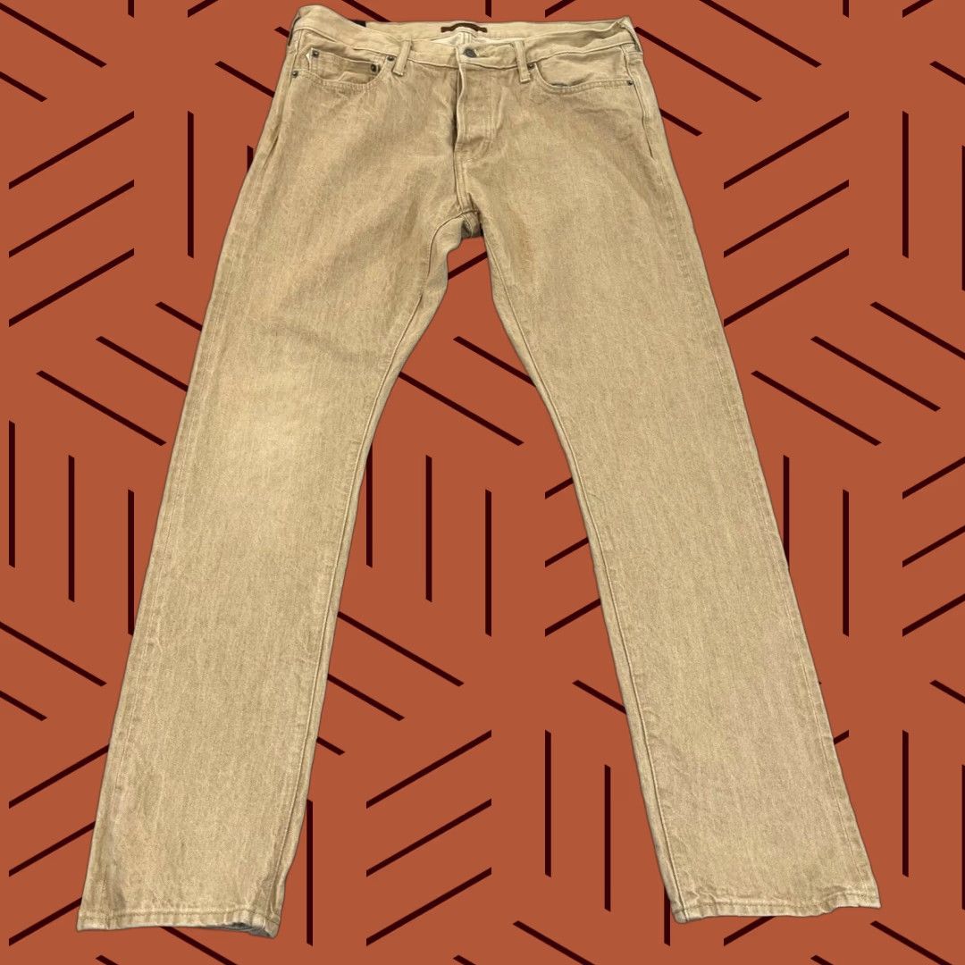Abercrombie & Fitch VINTAGE Abercrombie & Fitch Pants Mens 34x32 Brown Straight Jean Casual Men Size US 34 / EU 50 - 1 Thumbnail