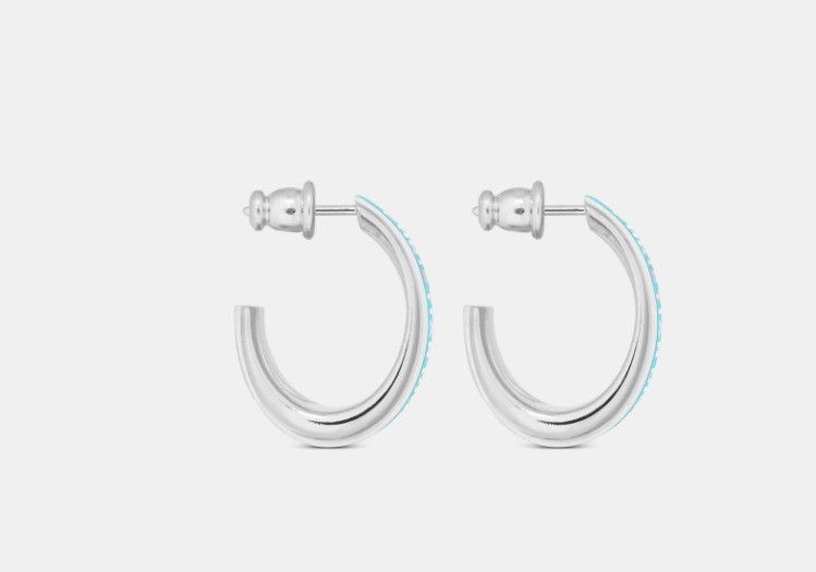 Dior o1w1db11224 Size: OS / Earrings in Silver & Blue Size ONE SIZE - 2 Thumbnail