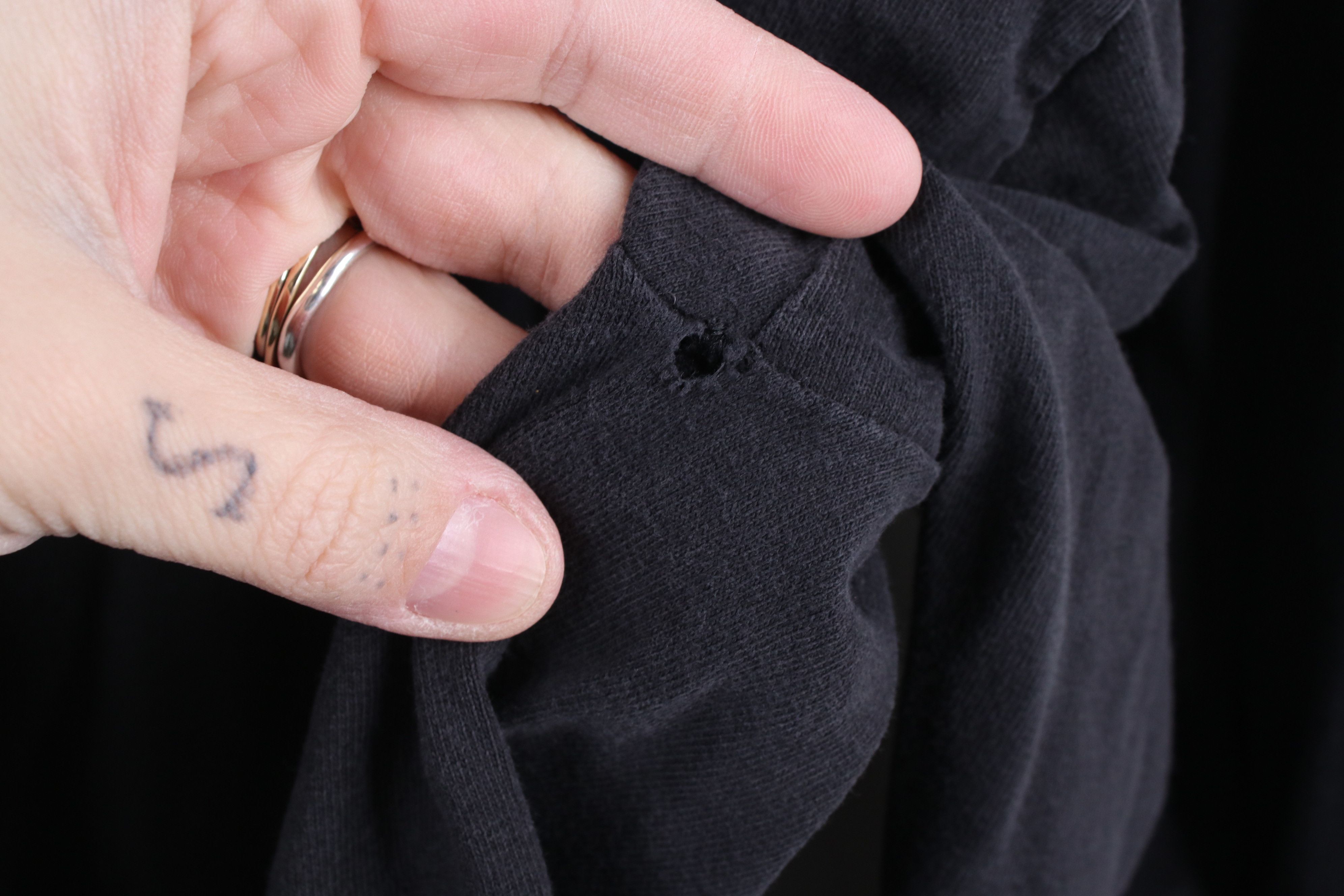 Vintage Vintage 90s Streetwear Long Sleeve T-Shirt Black Cotton Size US L / EU 52-54 / 3 - 6 Thumbnail