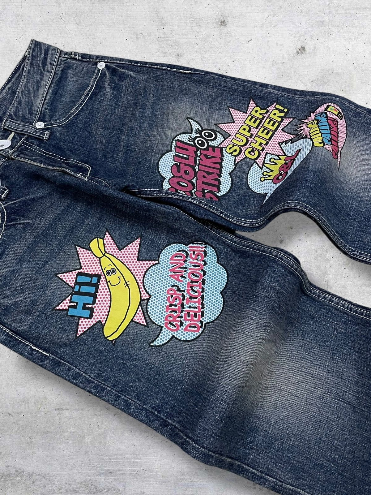 Hysteric Glamour VINTAGE CO & LU RARE JAPAN DESIGNER SPECIAL EDITION DENIM Size US 29 - 7 Thumbnail