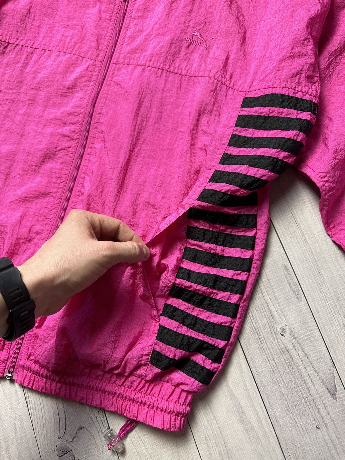 Puma × Vintage Vintage puma track suit pink size M nylon Size US M / EU 48-50 / 2 - 6 Thumbnail