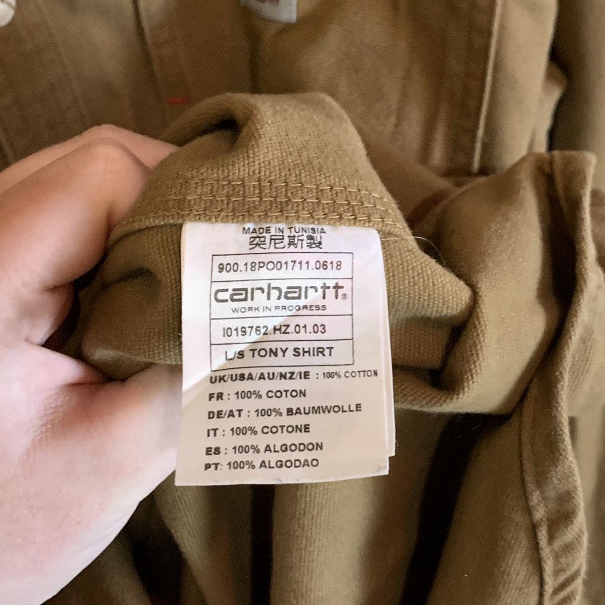 Other Carhartt Work In Progress LS Tony Shirt Overshirt Size US XXL / EU 58 / 5 - 12 Thumbnail