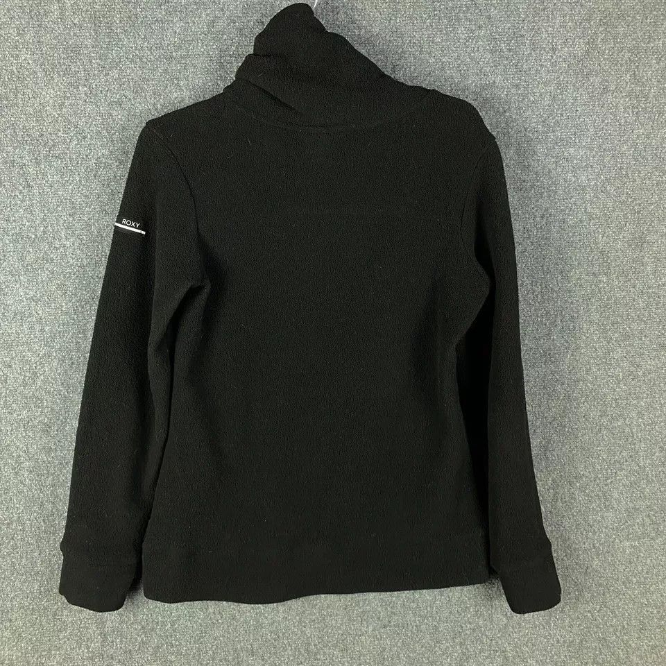 Other Roxy Fleece Women's Large Pullover Black Drawstring Adults L Size L / US 10 / IT 46 - 7 Thumbnail
