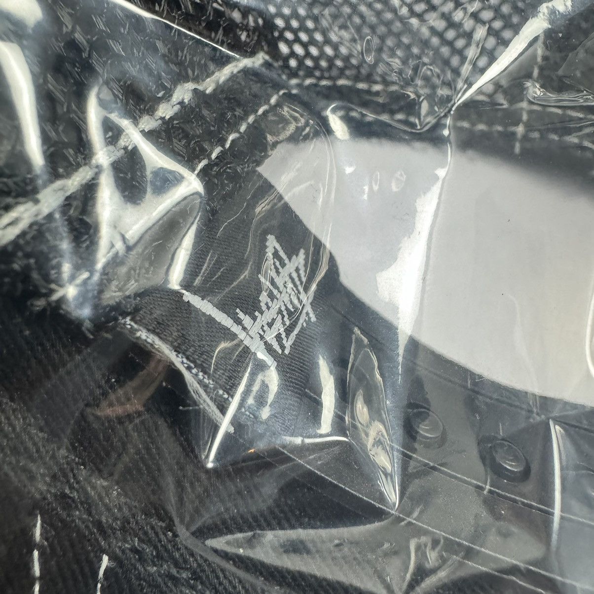 Hypebeast Stussy Low Pro Trucker Cut-Out Snapback Black Leather Hat Size ONE SIZE - 11 Thumbnail
