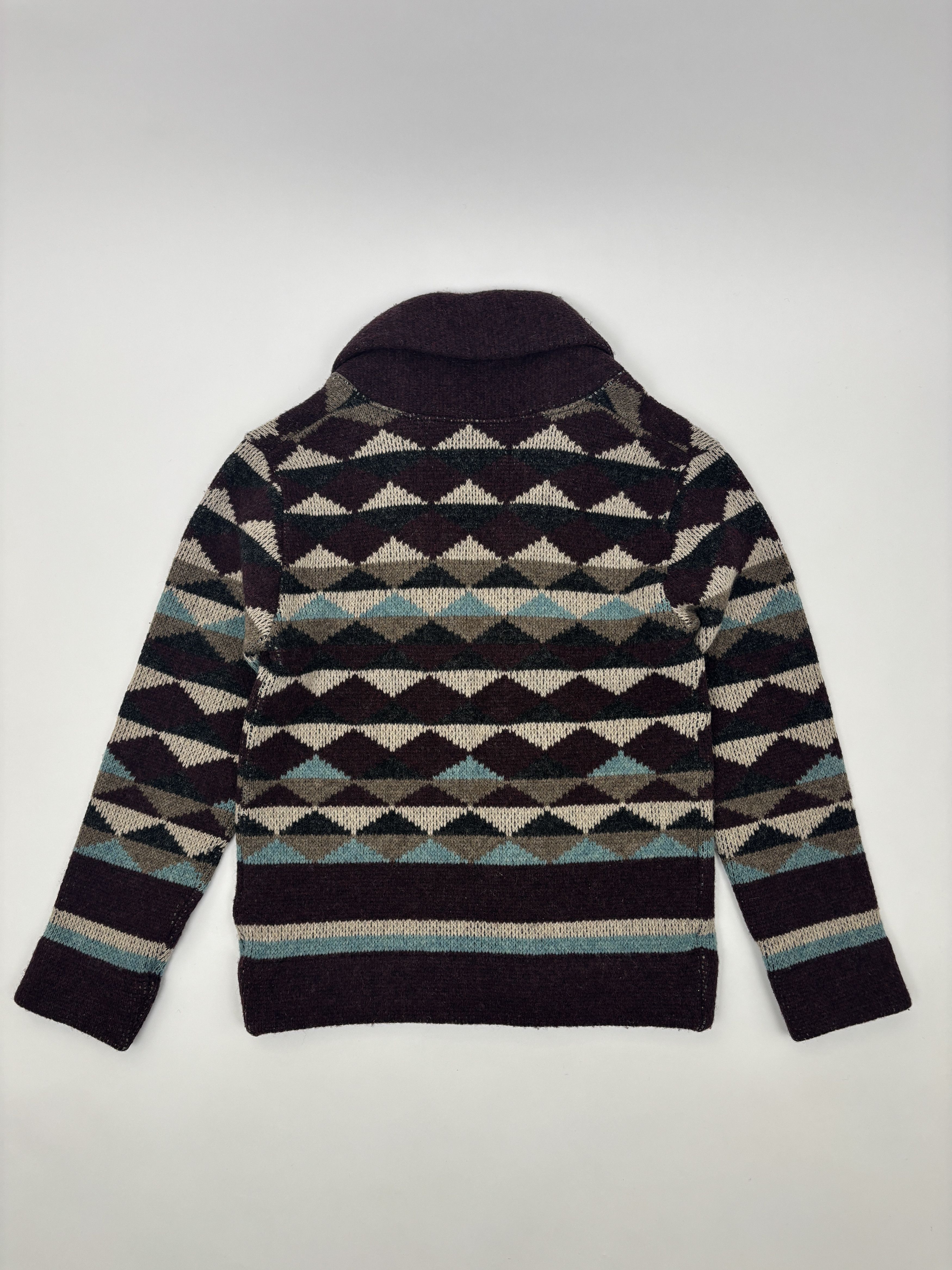 Japanese Brand Good Ol’ Shawl Collar Cardigan Wool Knit Concho Button Size US S / EU 44-46 / 1 - 7 Thumbnail