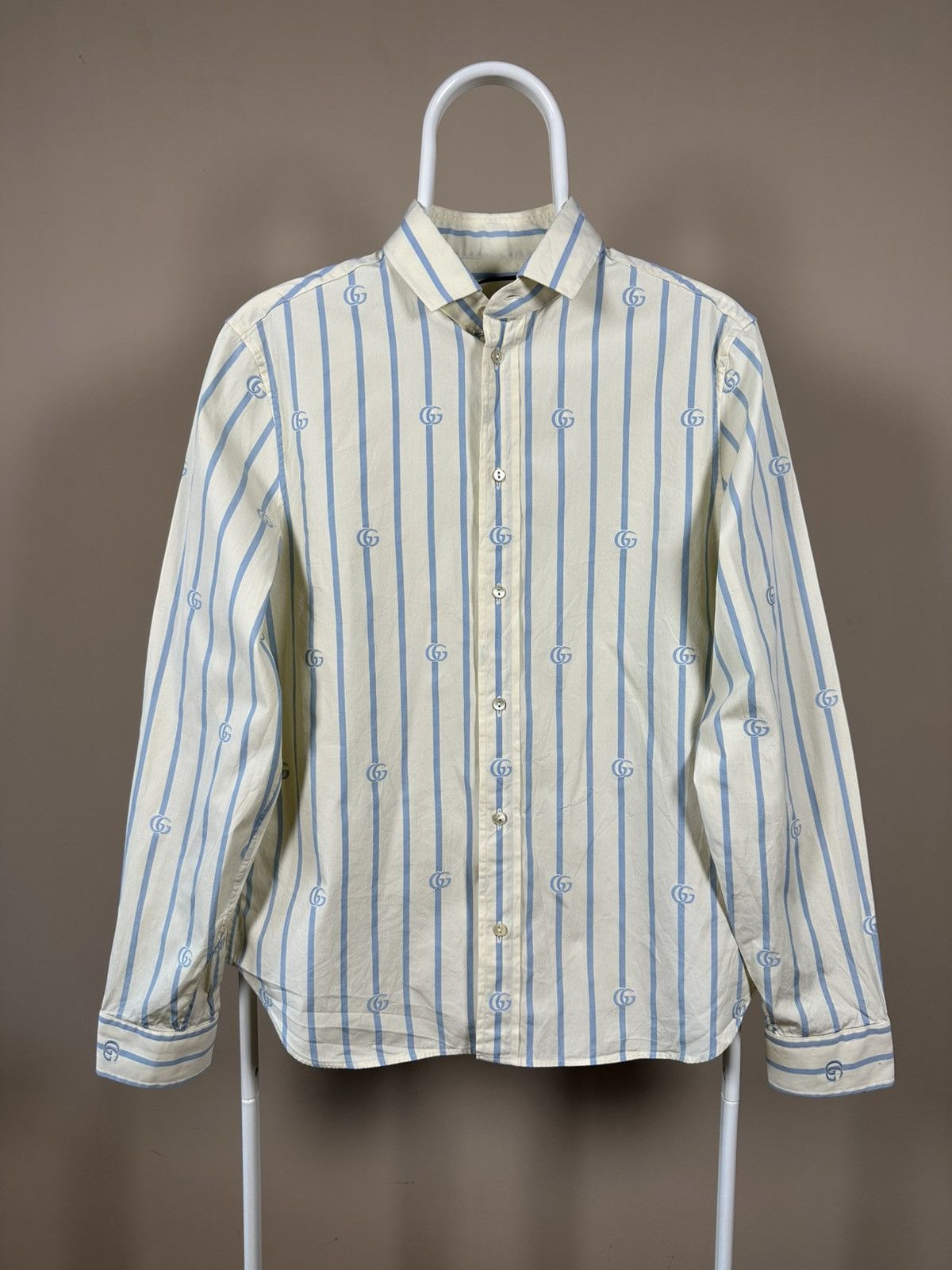 Gucci Gucci monogram shirt Size US M / EU 48-50 / 2 - 1 Thumbnail