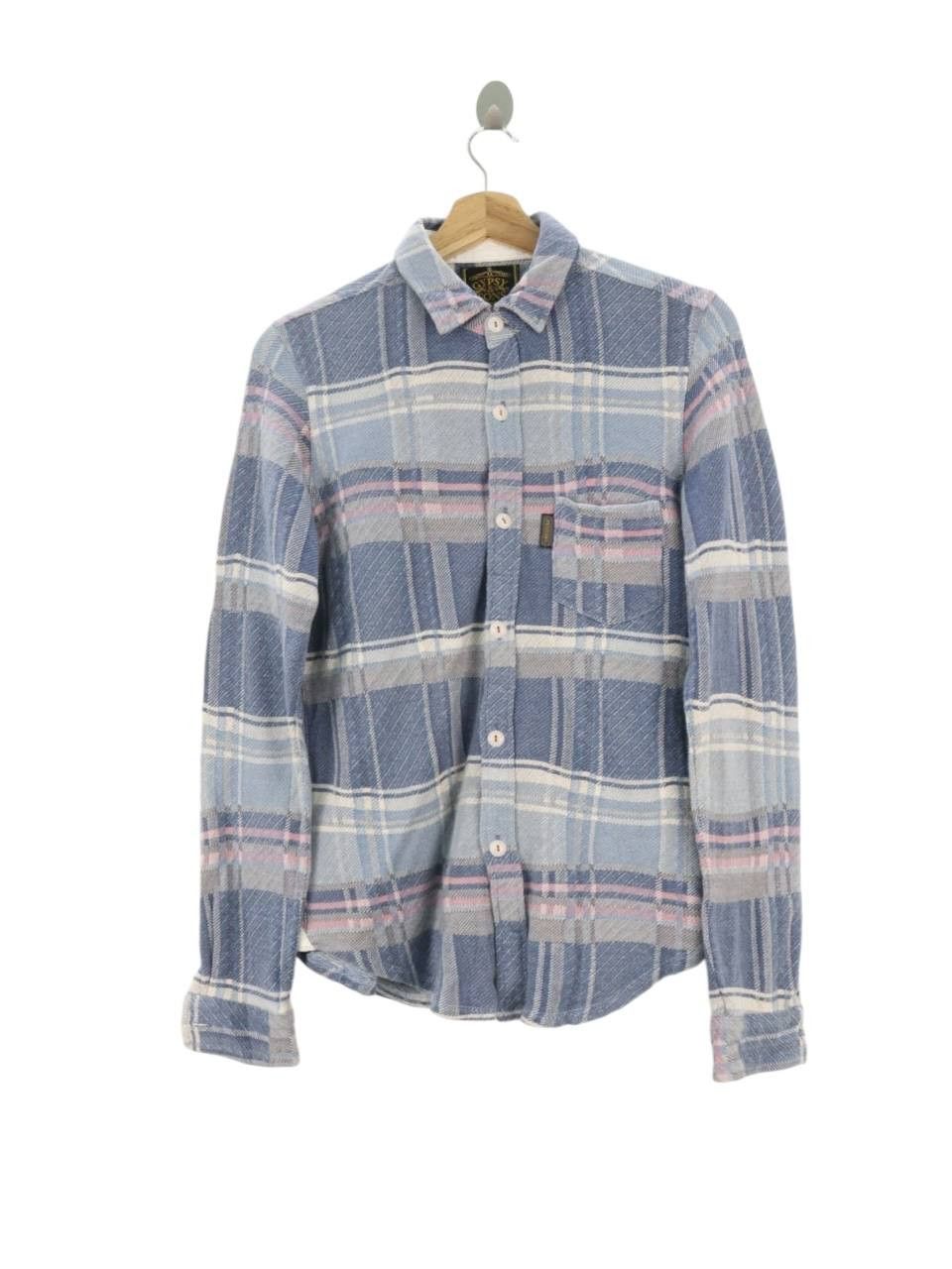 Japanese Brand Gypsy & Sons Japan Plaid Long Sleeve Shirt Size US S / EU 44-46 / 1 - 1 Thumbnail