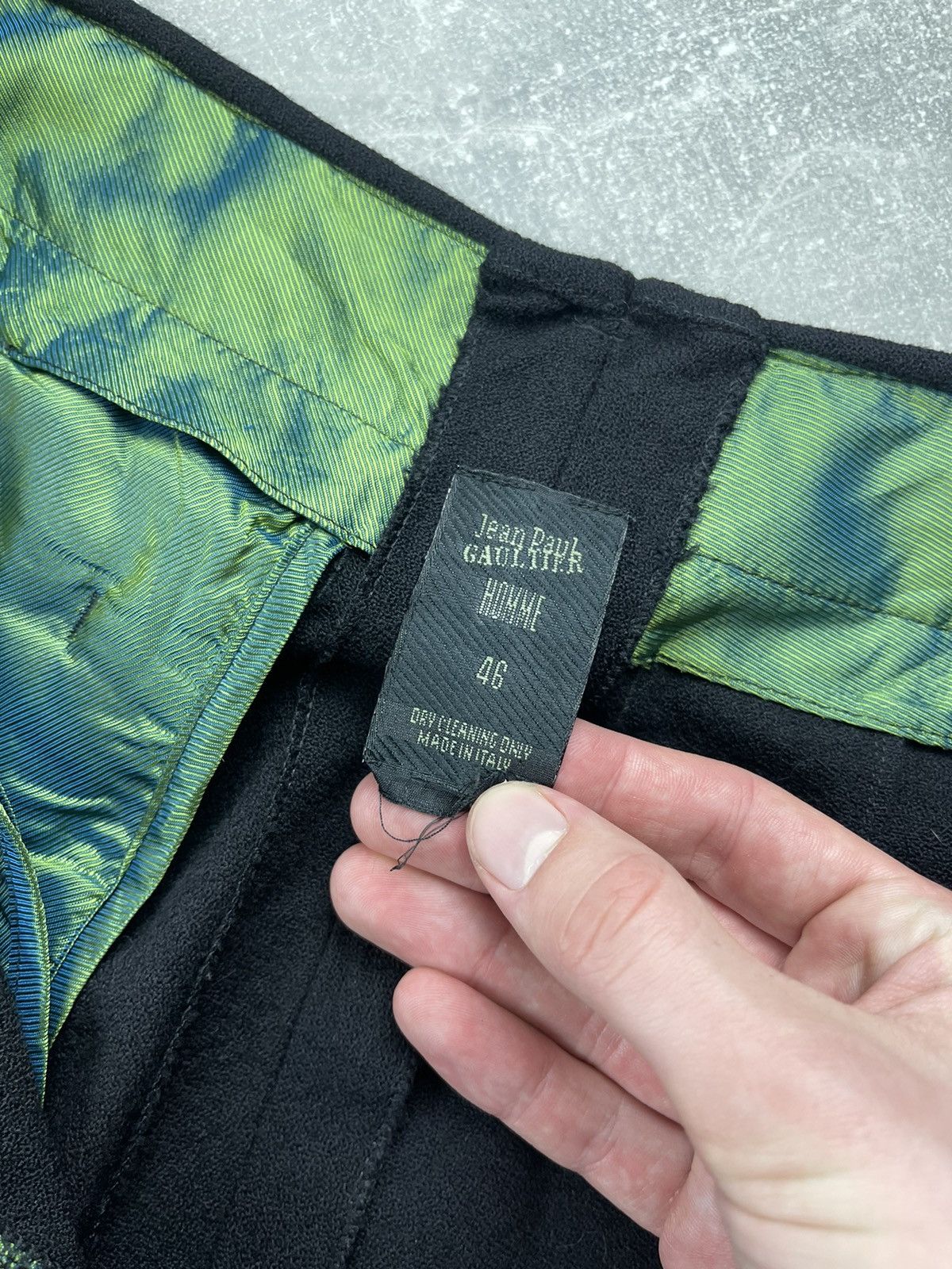Jean Paul Gaultier Jean Paul Gaultier Homme Avant Garde Wool Tapered Pants Size US 30 / EU 46 - 14 Thumbnail