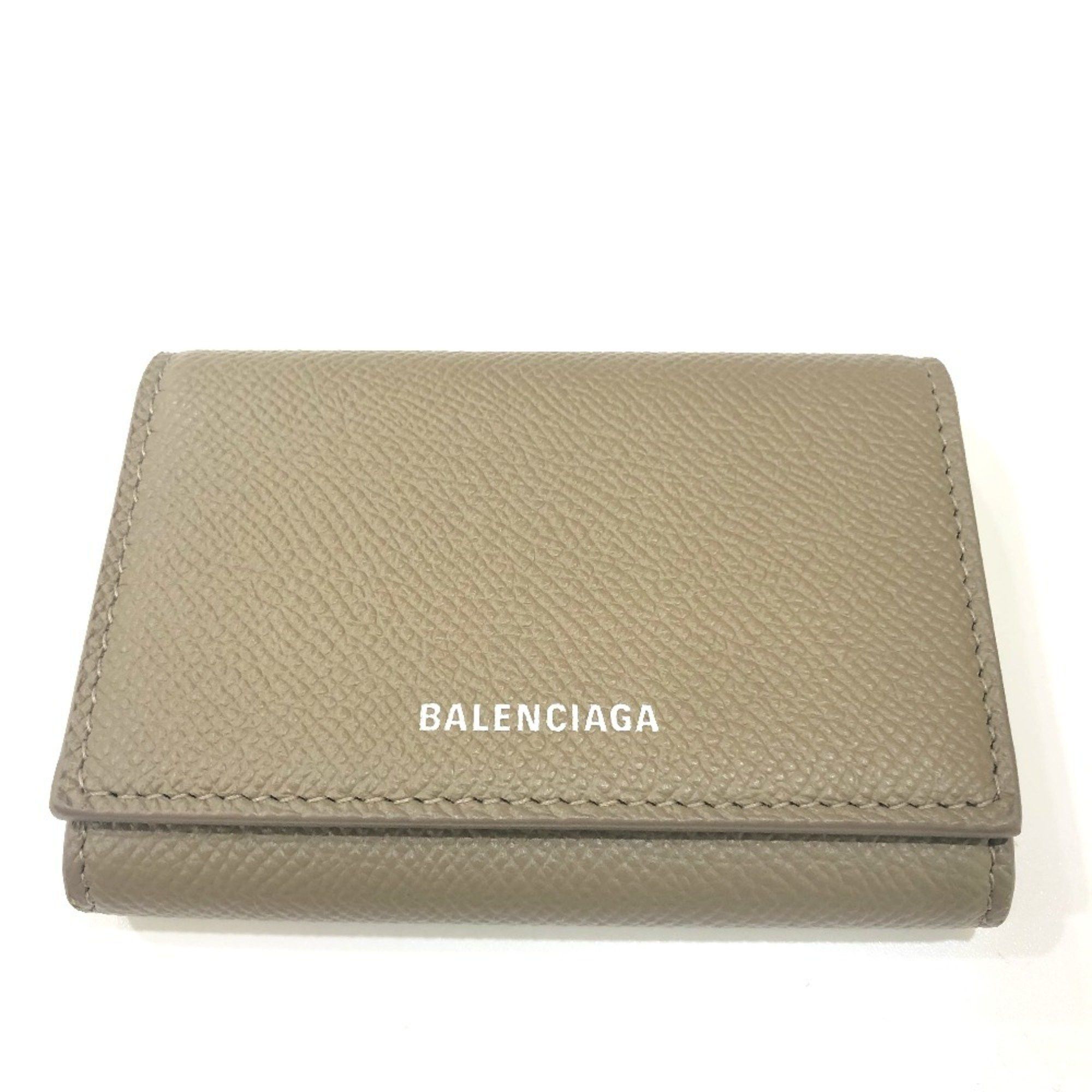 Balenciaga BALENCIAGA Ville Accordion Wallet with Card Case, 581099, Leather, Women's, Brown Size ONE SIZE - 1 Thumbnail