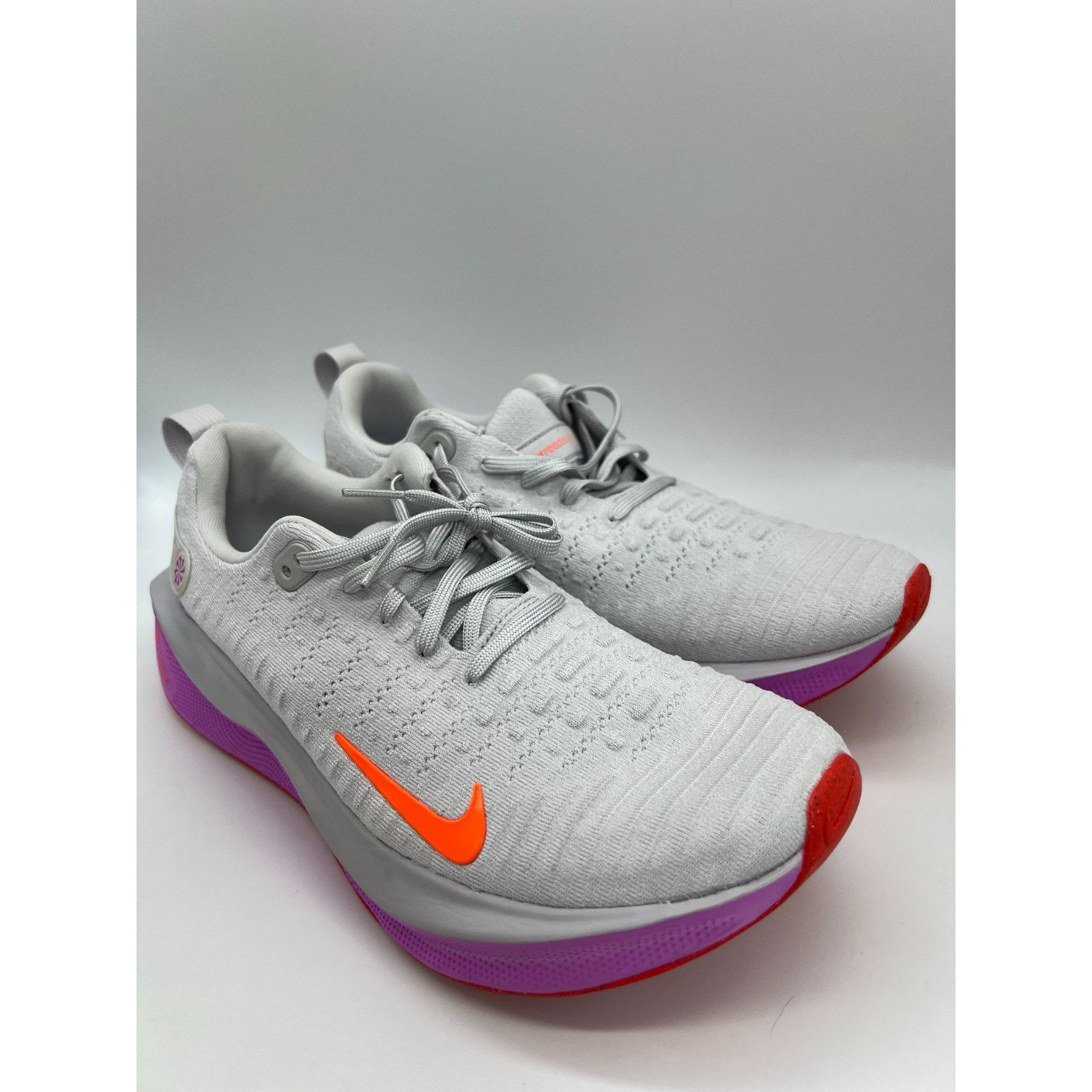 Nike React Infinity Run 4 Vast Grey Hyper Violet DR2665-011 Men Size 11.5 New Nike React Infinity Run 4 Grey DR2665-011 Men Size 11.5 New main image 2