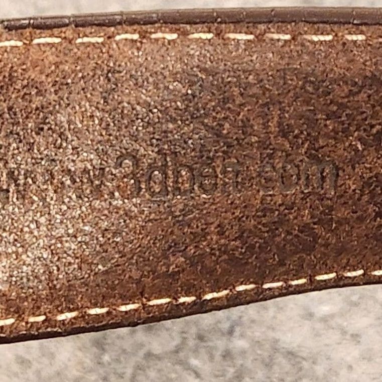 Ariat Ariat Belt Mens 36 Brown Leather Western Buckle D1022 Adjustable Size 36 - 5 Thumbnail
