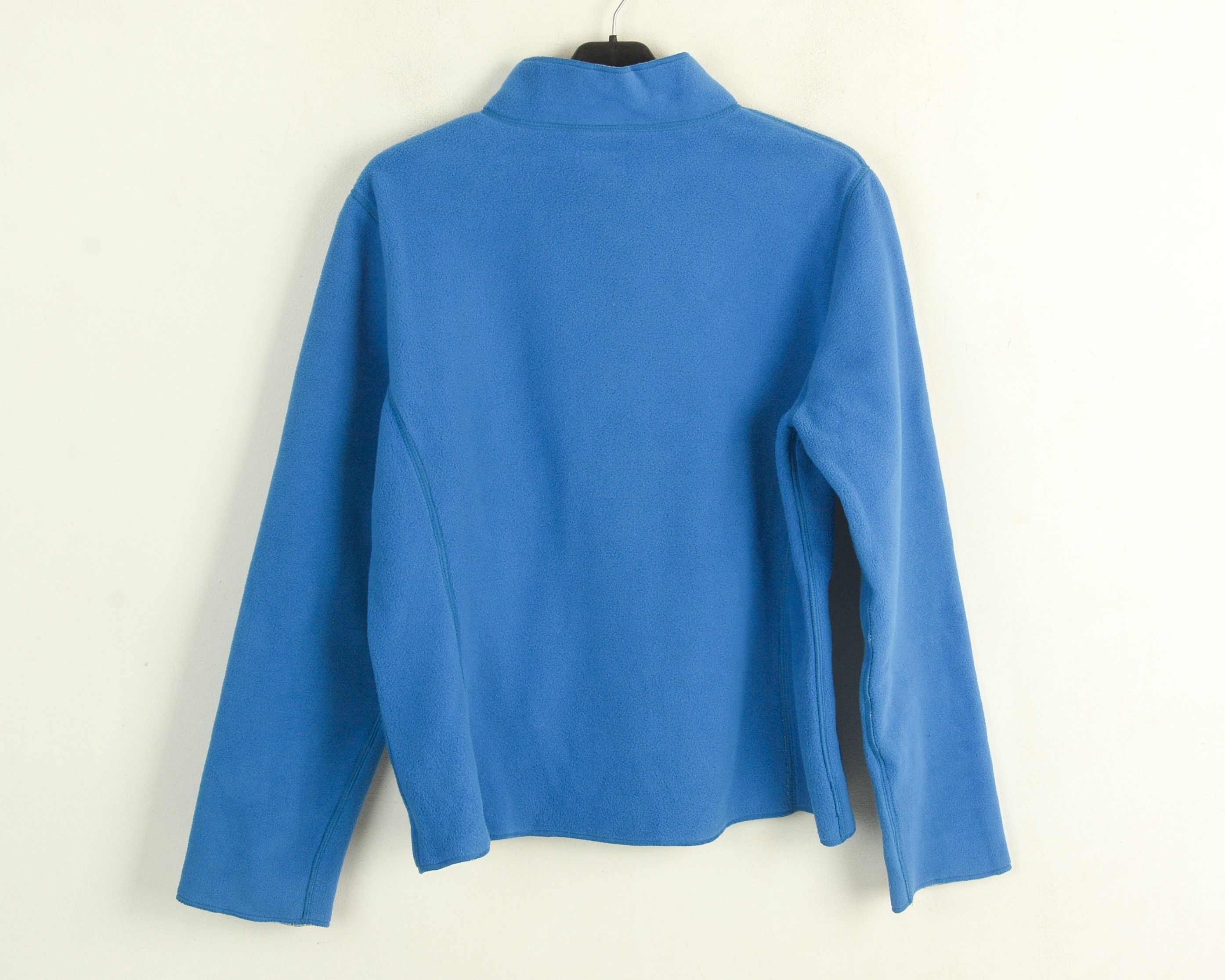 Guy Laroche Womens M Fleece Blue Jacket Cardigan Buttoned Top Outerwear Size M / US 6-8 / IT 42-44 - 4 Thumbnail