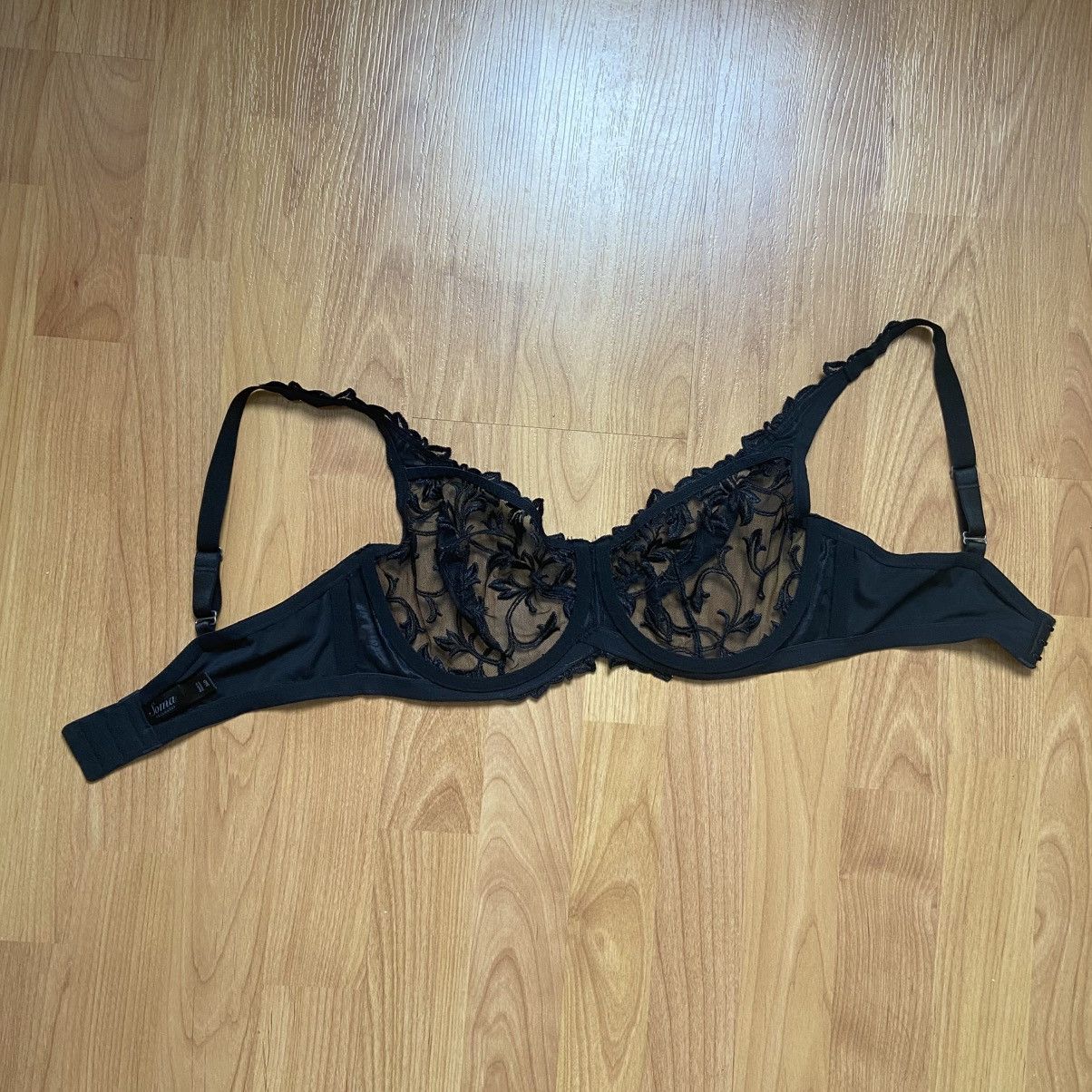 Other Soma Women’s Black Lace Bra Size 36D Size ONE SIZE - 3 Thumbnail