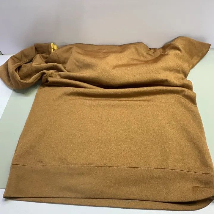 BAPE Unisex Brown Color-Block Logo Hoodie