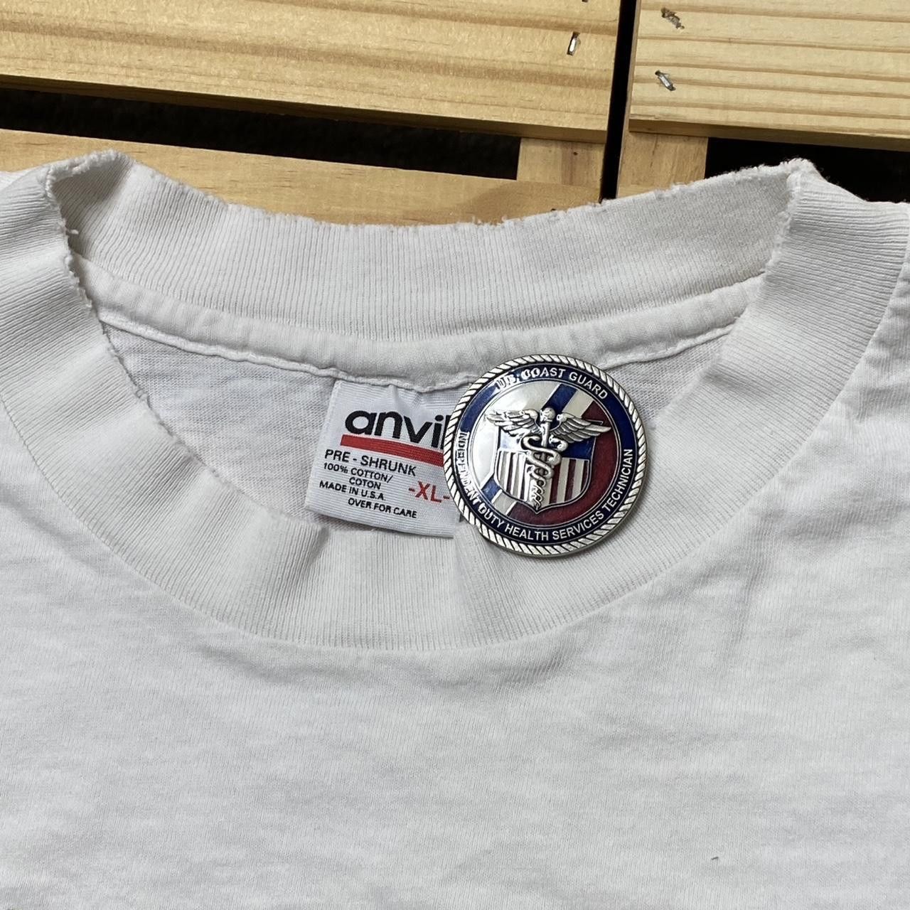 Anvil Vintage Spirit Bear White Nature Conservation Tee Size XL Size US XL / EU 56 / 4 - 5 Thumbnail
