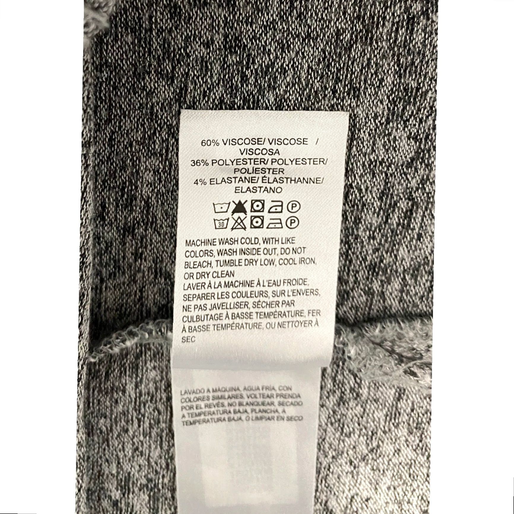 Lucky Brand Lucky Brand Womens V Neck Tunic Top Gray Knit Size S Lightweight Long Sleeve Relaxed Fit Side Slit V-Neck Sweater Dress? Size S / US 4 / IT 40 - 5 Thumbnail