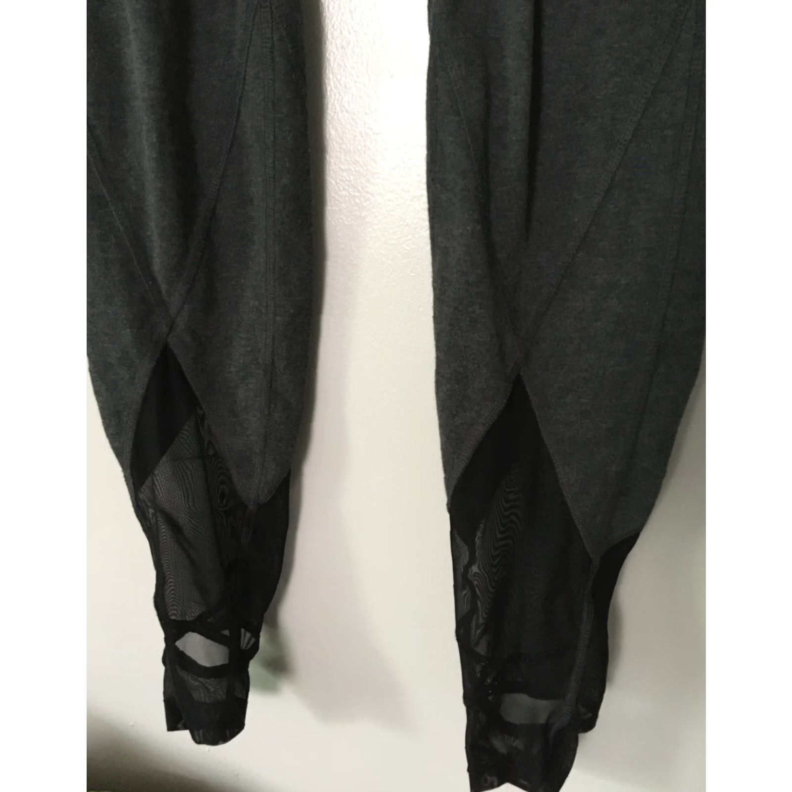 Vintage Aéropostale Live Love Dream Leggings Yoga Pants Gray L Women's Activewear Leggings Modern Regular Fit Size 36" / US 14 / IT 50 - 2 Thumbnail