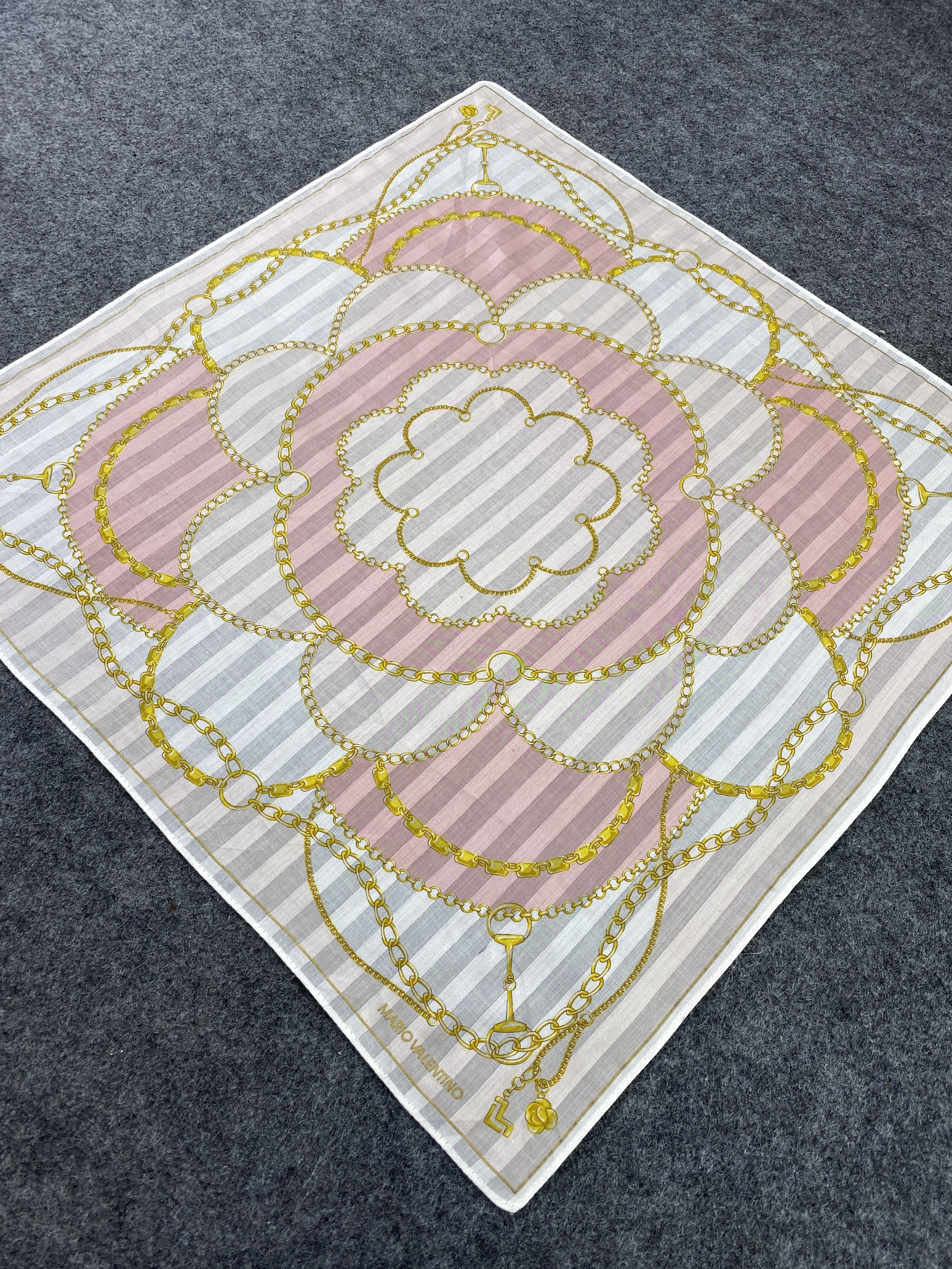 Other Mario Valentino Handkerchief Neckerchief Bandana-B261 Size ONE SIZE - 4 Thumbnail